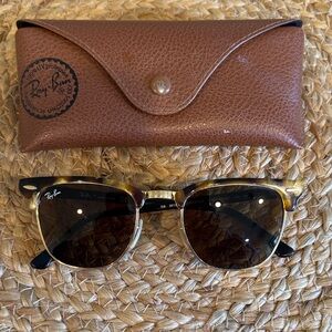 Ray Ban clubmaster tortoise sunglasses
